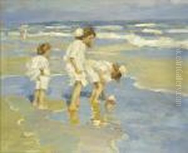 Sharp On The Beach Oil Painting by Dorothea Sharp