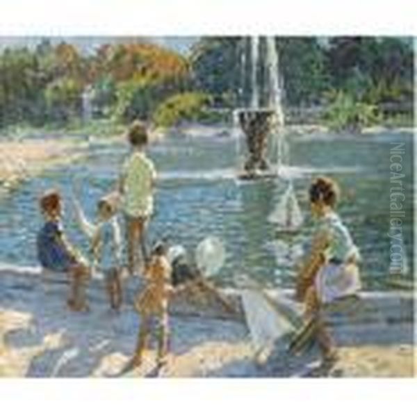 The Playground Oil Painting by Dorothea Sharp