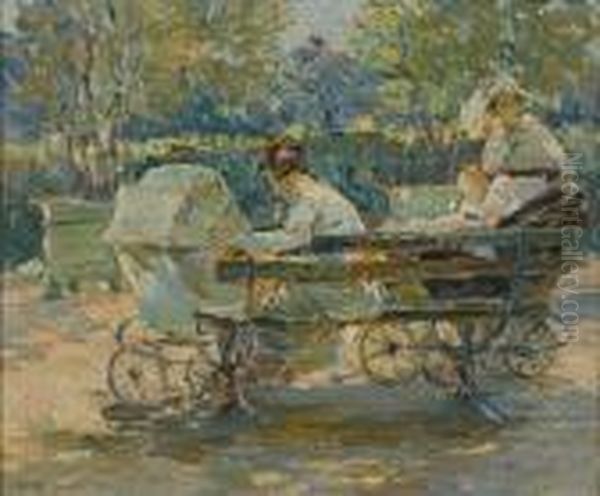 In The Park Oil Painting by Dorothea Sharp