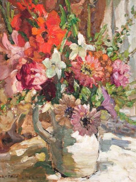 Floral Still Life Oil Painting by Dorothea Sharp