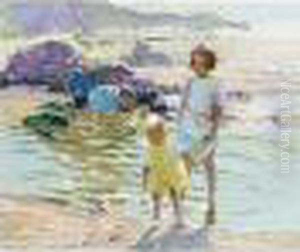 Low Tide Oil Painting by Dorothea Sharp