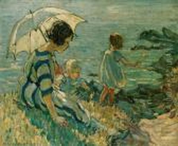 The Butterfly Oil Painting by Dorothea Sharp
