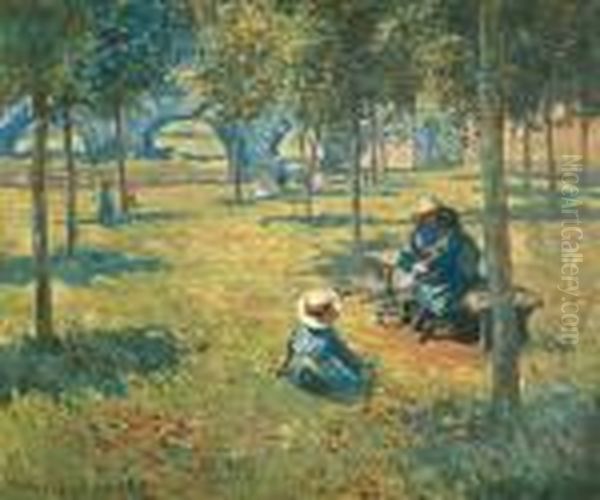 In The Park Oil Painting by Dorothea Sharp