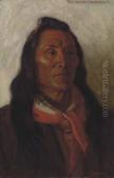 Tailfeather Oil Painting by Joseph Henry Sharp