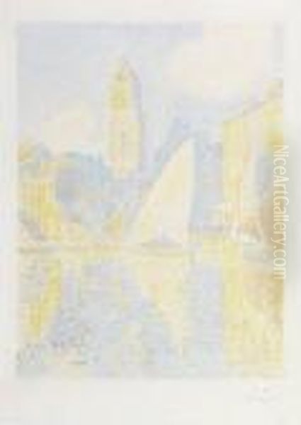 Saint-tropez Oil Painting by Paul Signac