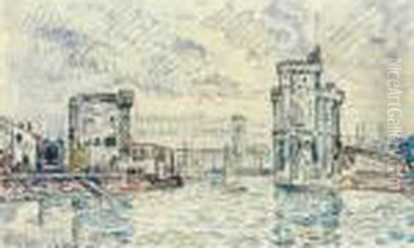 La Rochelle Oil Painting by Paul Signac