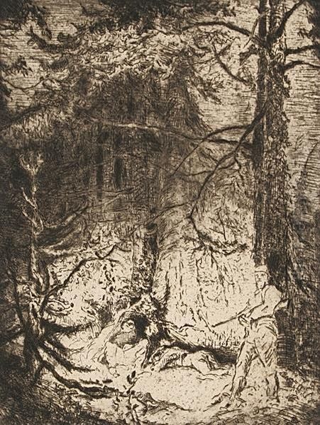 Der Waldlaufer Oil Painting by Max Slevogt