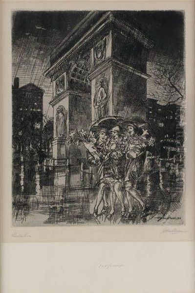 Easter Eve Oil Painting by John Sloan