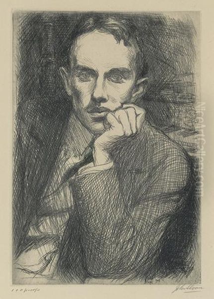 Will Bradner. Oil Painting by John Sloan