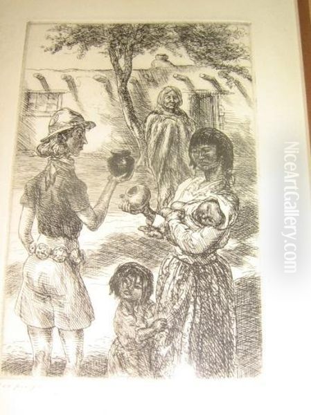 The Black Pot Oil Painting by John Sloan
