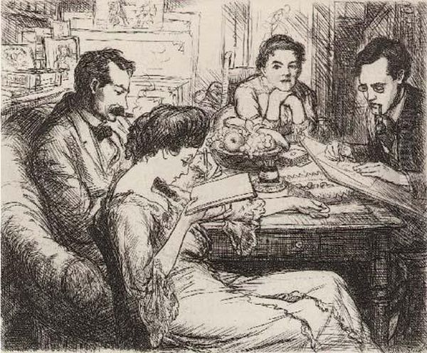 Memory Oil Painting by John Sloan