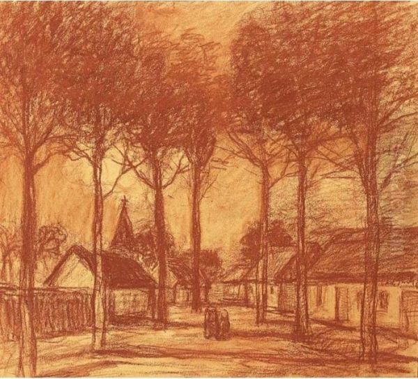 En Campine Oil Painting by Jakob Smits