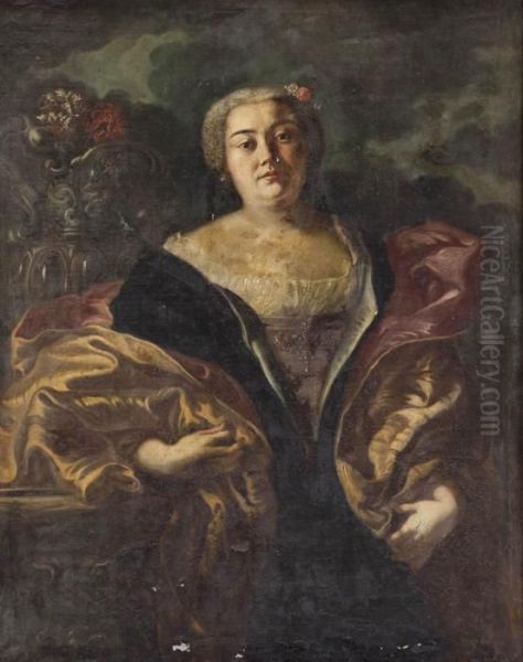 Ritratto Di Nobildonna Oil Painting by Francesco Solimena