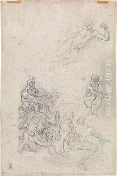 Il Trionfo Di Carlo Di Borbone Oil Painting by Francesco Solimena