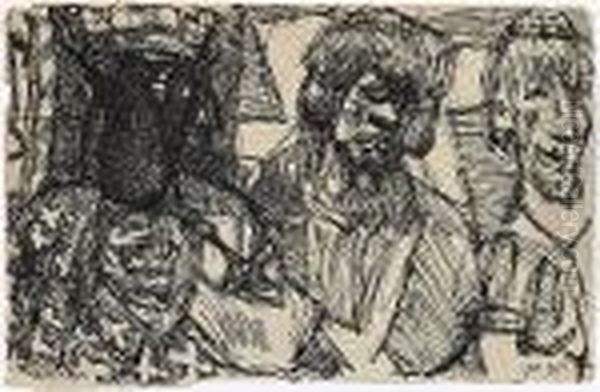 Aout Oil Painting by Louis Soutter