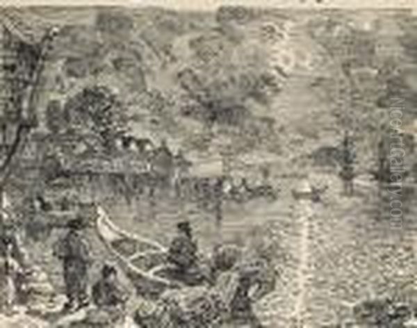 Paysage Exotique Oil Painting by Louis Soutter