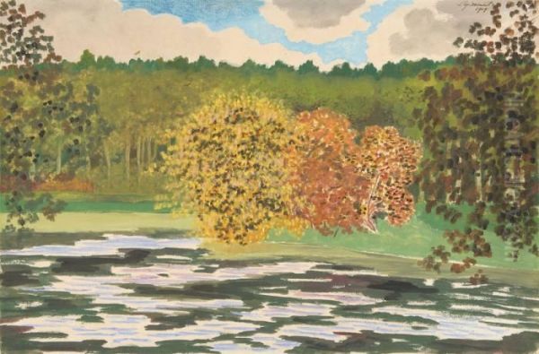 L'etang Oil Painting by Leon Spilliaert