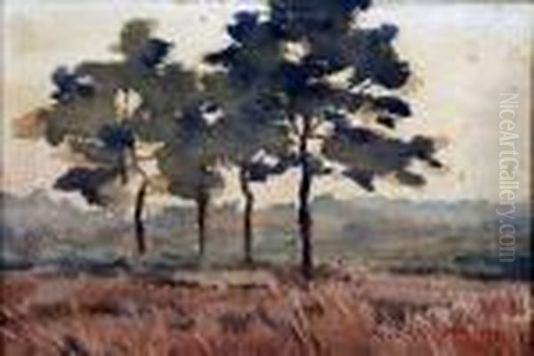 Les Grands Arbres Oil Painting by Leon Spilliaert