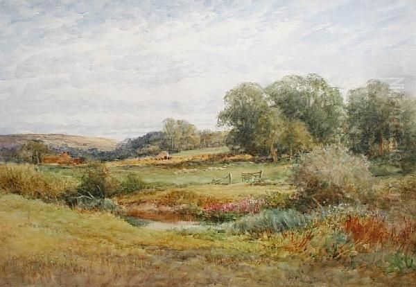The Rural Stream Oil Painting by Henry John Sylvester Stannard