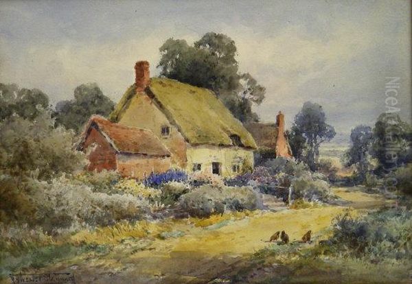 The Winding Lane Oil Painting by Henry John Sylvester Stannard