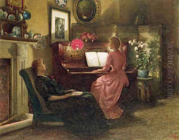 Home Sweet Home, 1887 Oil Painting by Henry Dunkin Shepard