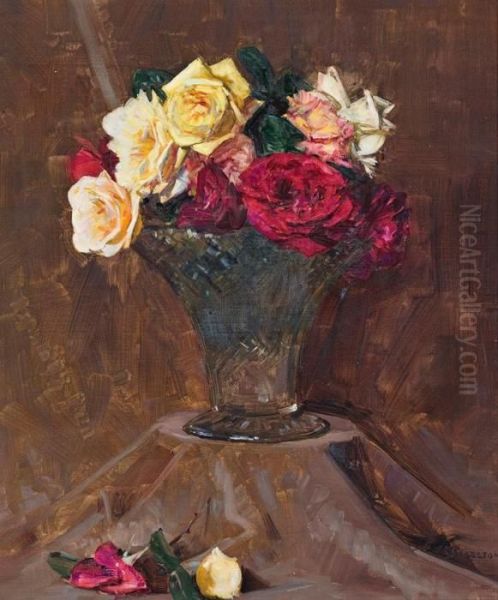Fullbloom Oil Painting by Arthur Streeton