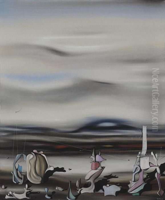 Entends-tu Oil Painting by Yves Tanguy