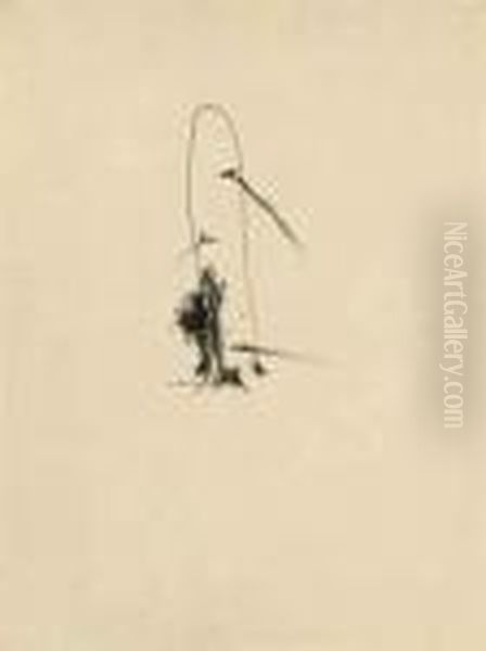 Untitled Oil Painting by Yves Tanguy