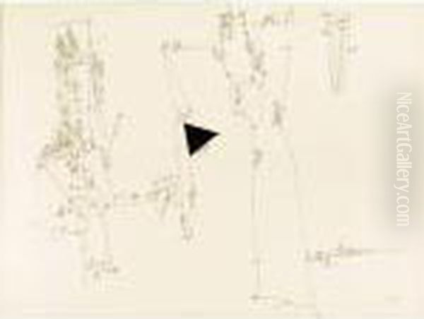 Sage Femme Oil Painting by Yves Tanguy