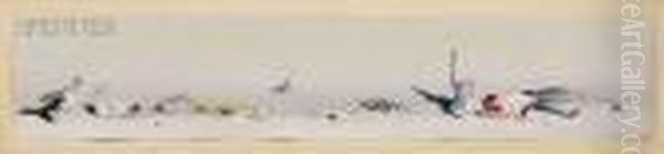 Sans Titre Oil Painting by Yves Tanguy