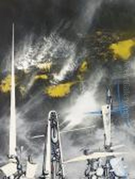 Changes Oil Painting by Yves Tanguy