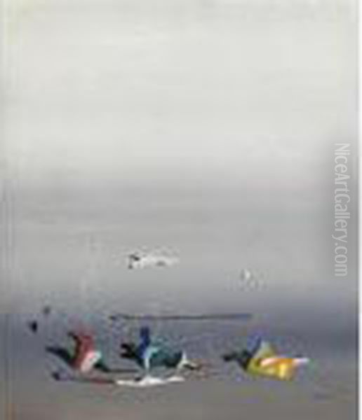 Sans Titre Oil Painting by Yves Tanguy
