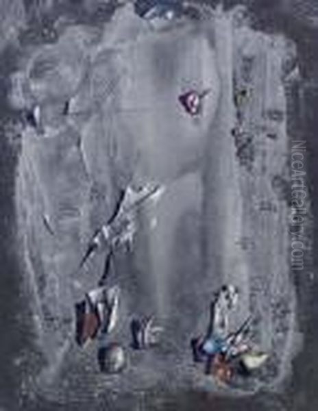 Sans Titre Oil Painting by Yves Tanguy