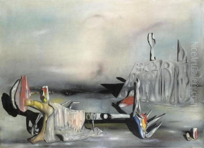 Property From A Private Collection
 

 
 
 

 
 Les Survenants Ii Oil Painting by Yves Tanguy