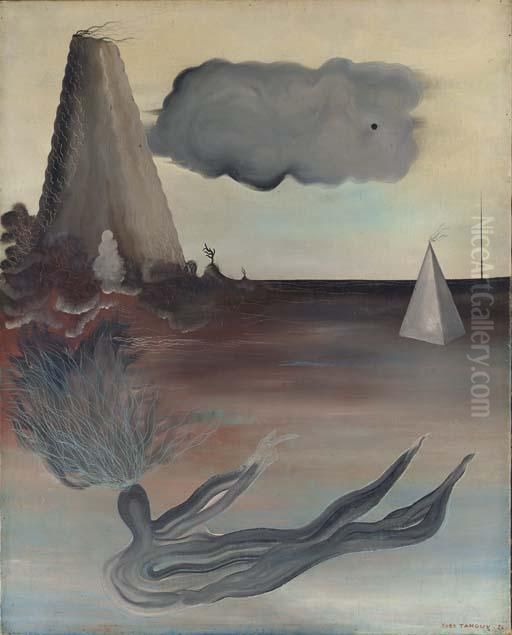 Sans Titre Oil Painting by Yves Tanguy