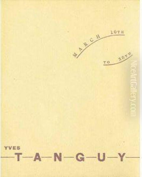 Catalogue Oil Painting by Yves Tanguy