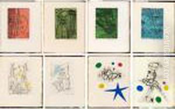 Tristan Zara. L?antitete: Monsieur Aa L?antiphilosophe; Minuits Pour Geants Oil Painting by Yves Tanguy