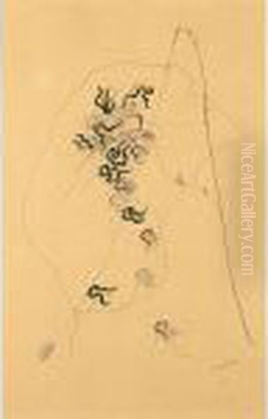 Composition Oil Painting by Yves Tanguy