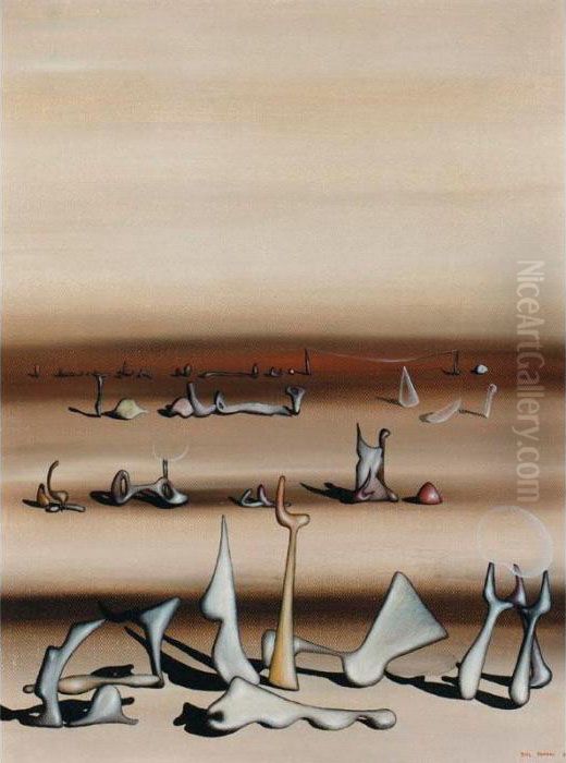 L'extinction Des Especes Oil Painting by Yves Tanguy