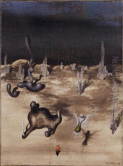 Sans Titre Oil Painting by Yves Tanguy