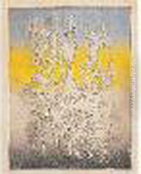 Composition Oil Painting by Yves Tanguy