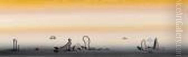 Sans Titre Oil Painting by Yves Tanguy