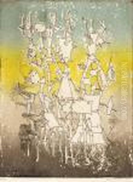 Tanguy Oil Painting by Yves Tanguy