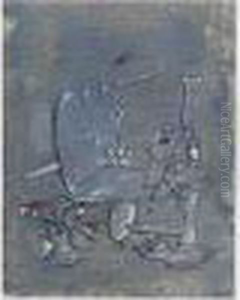 Sans Titre Oil Painting by Yves Tanguy