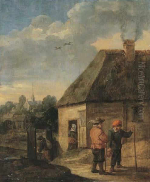 Oil On Panel, Unframed Oil Painting by David The Younger Teniers