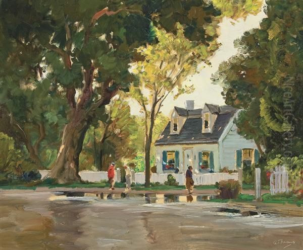 Cove Hill Oil Painting by Anthony Thieme