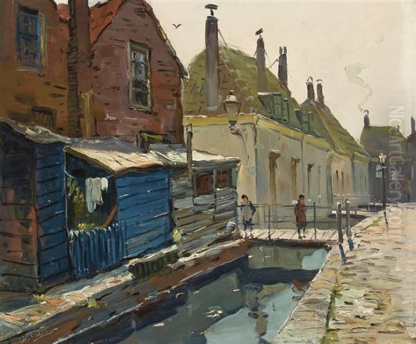 Schiedam Oil Painting by Anthony Thieme