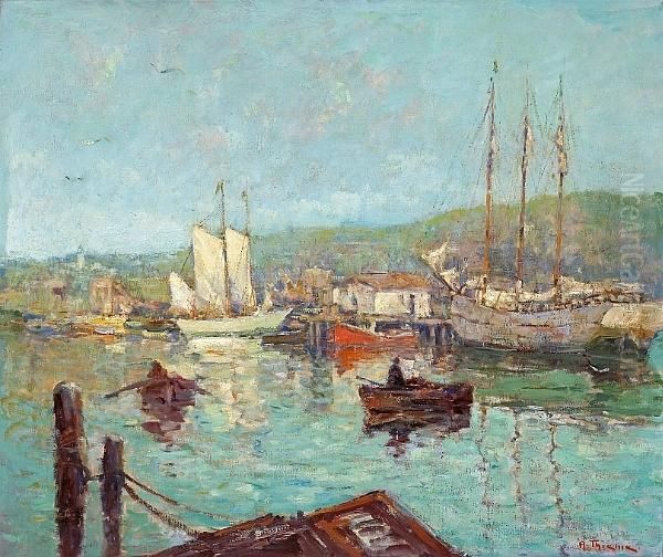 Greenwich, England Oil Painting by Anthony Thieme Greenwich, England Oil Painting by Anthony Thieme