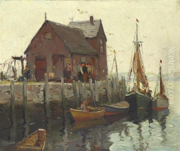 Rockport, Maine Oil Painting by Anthony Thieme