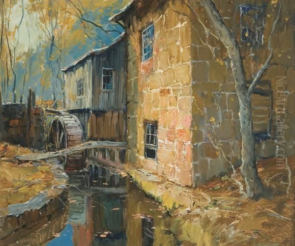 ''the Mill'' Oil Painting by Anthony Thieme